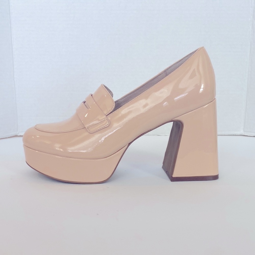 Cecelia New York Women’s Pinky Platform Penny Loafer Size 10